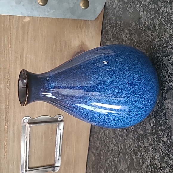 Other - Blue Ceramic Bud Vase